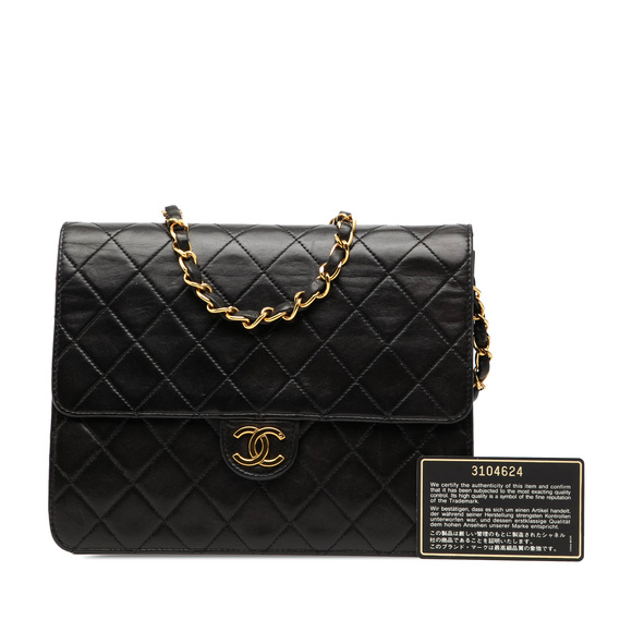 Pre-Loved Chanel Small CC Quilted Lambskin Single Flap - Picture 9 of 9